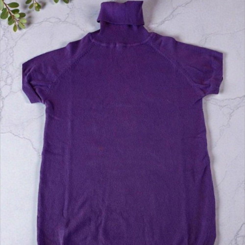 Zara knitted blouse purple like new, size S