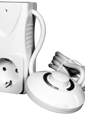Ecosavers FootSwitch Control Socket with LED and 1.5m Cable new