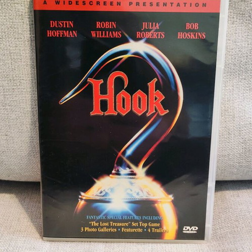 Hook DVD like new with Greek subtitles, comedy adventure fantasy