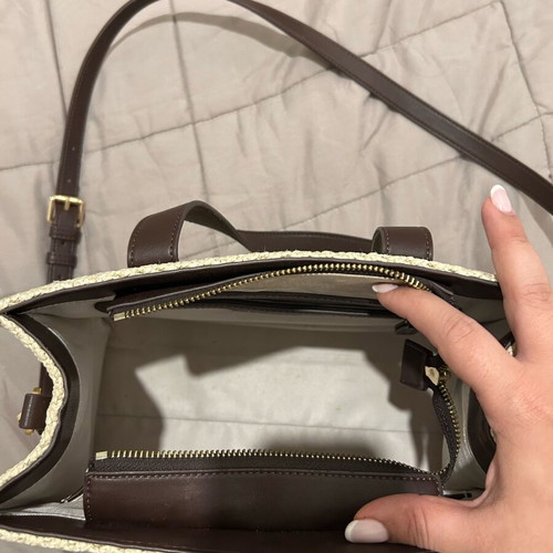 Twinset bag used, black and brown, with extra strap