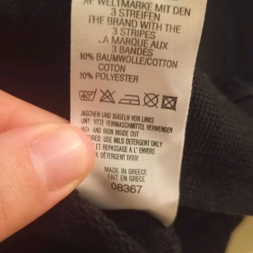 Adidas vintage oversized medium sweatshirt, like new, black