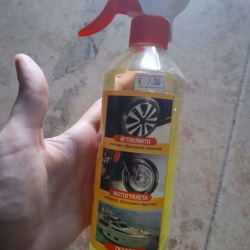 Spray tyre and plastic polish 500ml