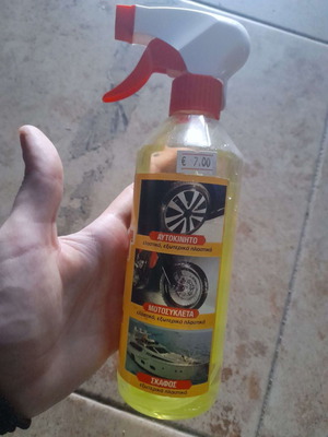 Spray tyre and plastic polish 500ml