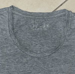 Guess Los Angeles T-shirt grey with glitter logo print size S like new