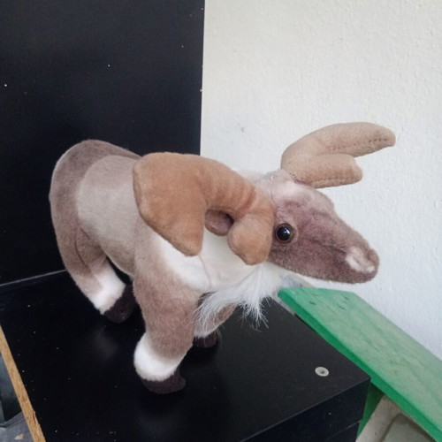 Plush reindeer used, large stuffed toy