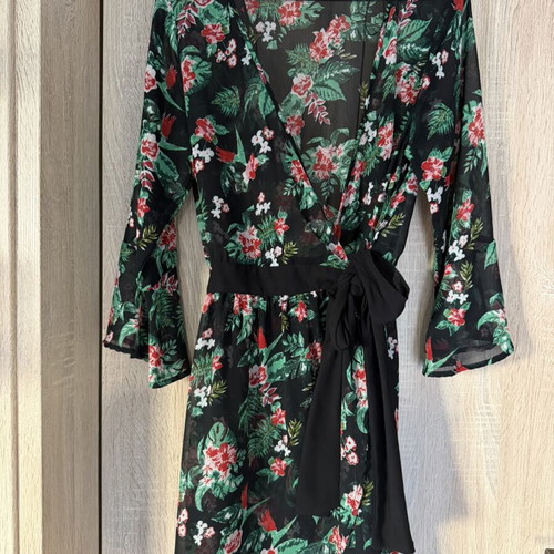 Zara floral jumpsuit