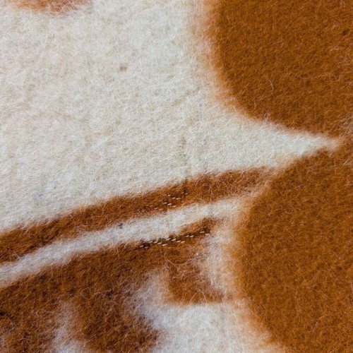 Double-sided smooth wool blanket 220x200 like new