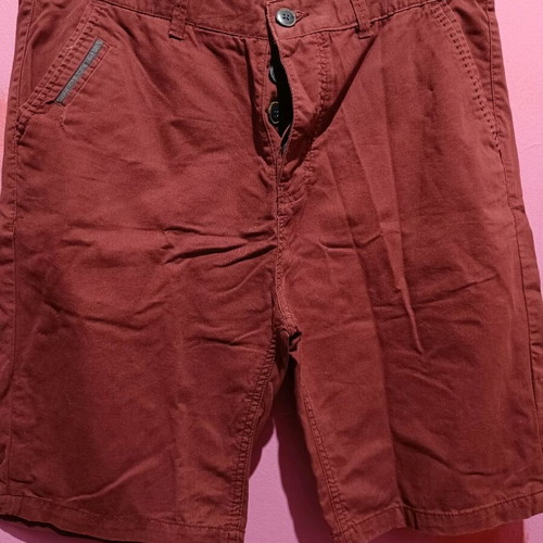 Men's burgundy classic bermuda Pop-air size 34