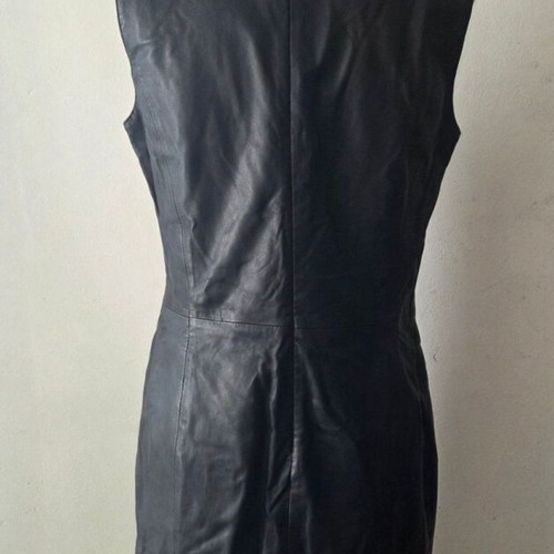 David Moore leather dress, size D38 GB 12, lined