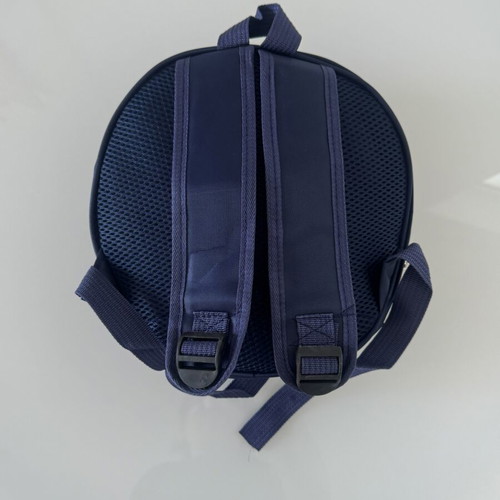 Space backpack 3D new, blue with planets and rocket design