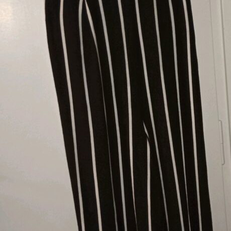 Bershka one-piece jumpsuit like new, black and white, size M