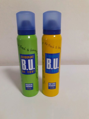 Σπρέι σώματος B.U καινούργιο, σετ 2 τεμαχίων 100 ml