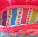 Ty plush backpack with owl design like new, multicolored