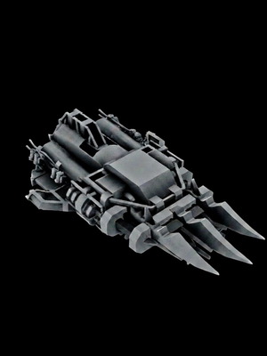 Ork Vessels Brute Ram Ship custom sci-fi miniature