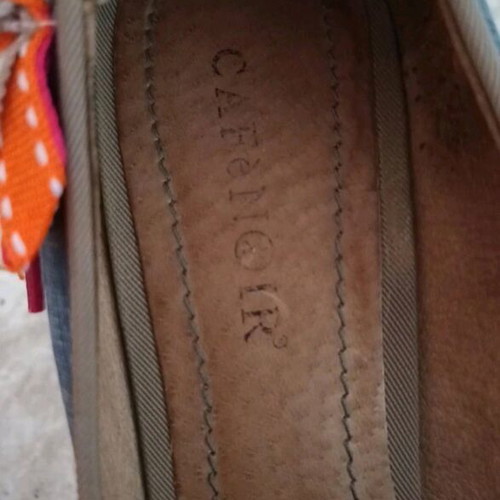 CafeNoir denim high-heeled pumps size 37 like new