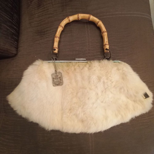 Pierro faux leather bag and Lollipops real fur bag used
