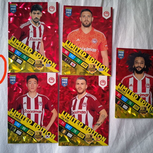 Olympiacos Panini FIFA 365 2022-2023 Limited Edition Adrenalyn XL in excellent condition