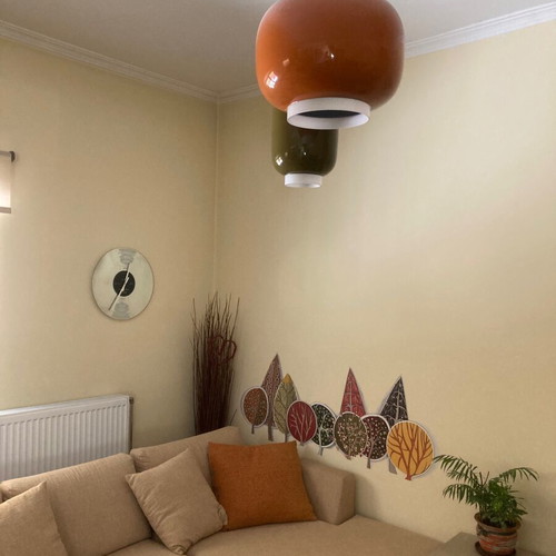 Foscarini Chouchin 2 ceiling light green like new