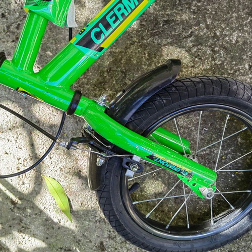 Clermont 14" Mountain Bike used, green, V-Brakes