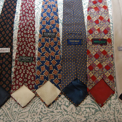 Silk ties used, pack of 6 pieces
