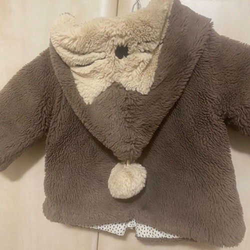 Baby fur coat 3/6 months like new