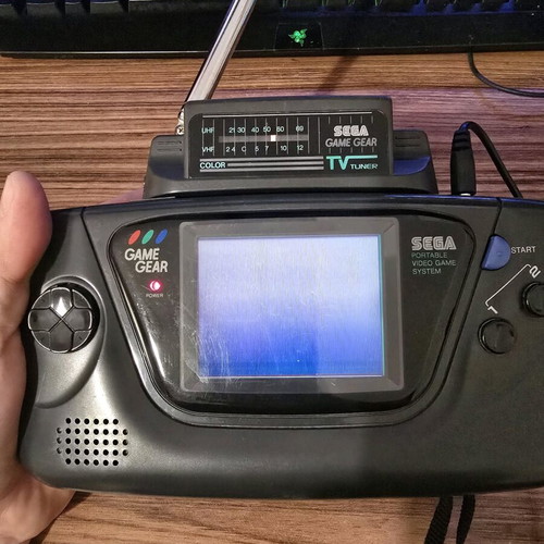 Sega TV Tuner used for Sega Game Gear functional