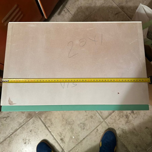 Cabinet with Drawer and Double Doors turquoise like new