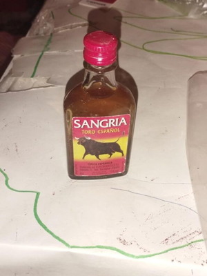 Sangria wine miniature vintage sealed imported from Spain