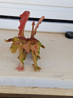 Vintage plastic dragon monster figure (1980s-90s)