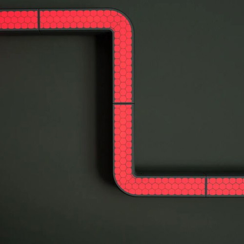 Plastic wall channel for LED strips new