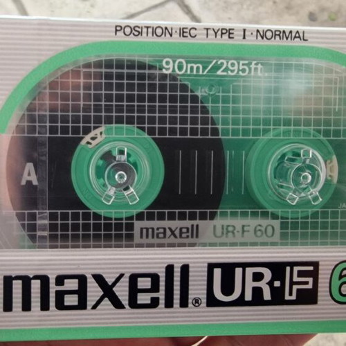 Maxell UR-F 60 Type I Blank Cassette Tape New Sealed