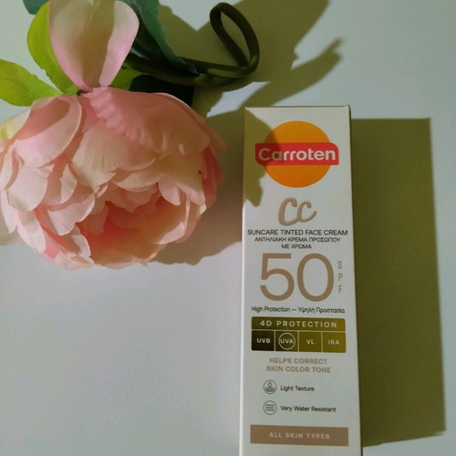 Carroten tinted face sunscreen cream like new