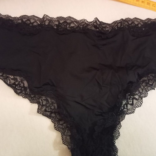 Oysho lace black underwear new, size small
