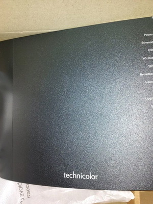 Technicolor router unused in its box