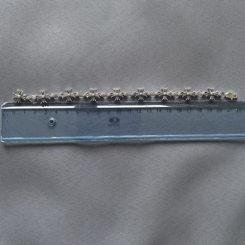 Chrome Hearts stainless steel bracelet, one size, max 22cm