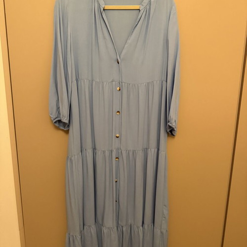Zara long dress M like new, blue