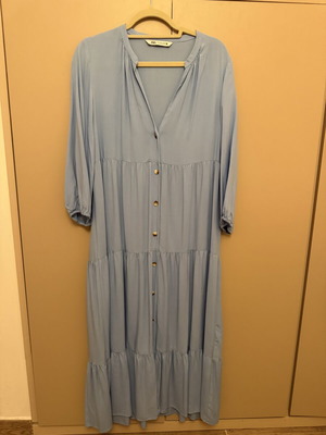 Zara long dress M like new, blue