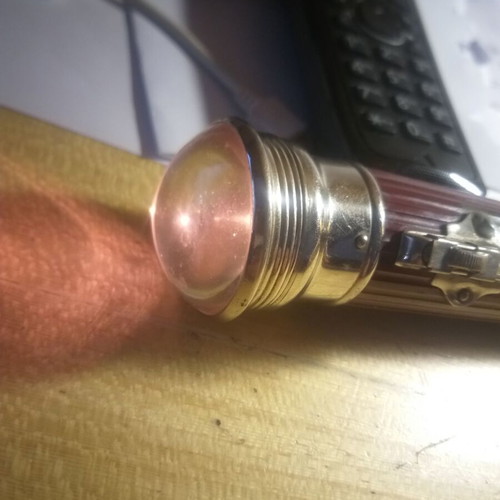 Battery flashlight from 1950s like new