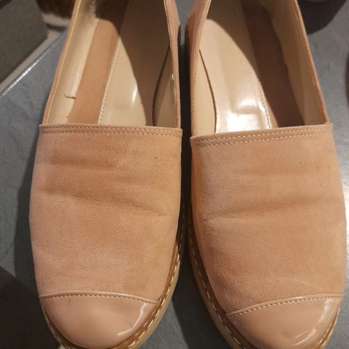 Beatris shoes used, size 37, pink beige suede