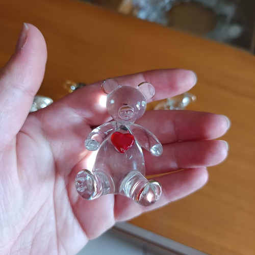 Vintage glass decorative figurines set like new