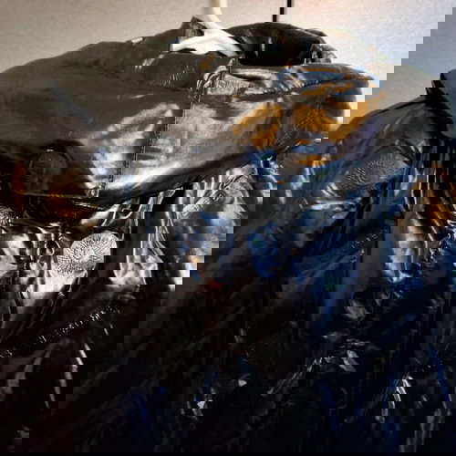 Desigual γυναικείο μπουφάν μαύρο γυαλιστερό oversize σαν καινούργιο