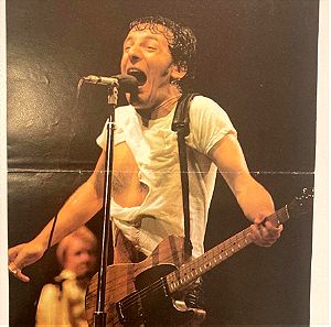 Bruce Springsteen - Jackson & Jagger Ένθετο Αφίσα από περιοδικό Μανίνα Σε καλή κατάσταση Τιμή 5 Ευρώ