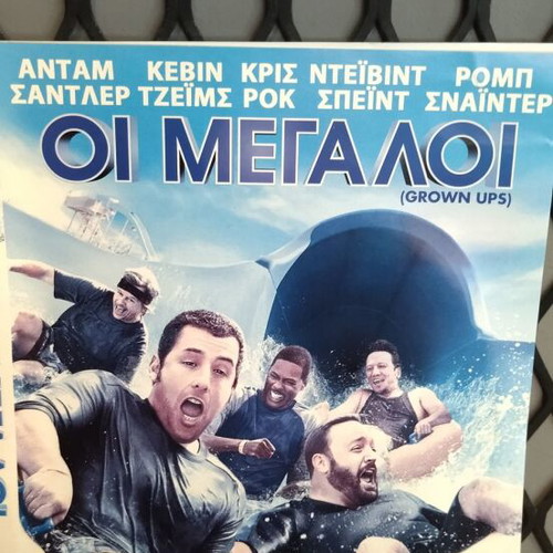 Grown Ups DVD used, comedy with subtitles