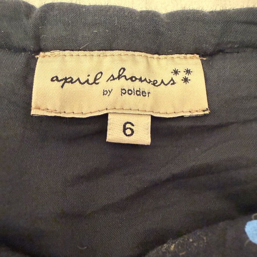 Polder April Showers warm vest for girls 6 years like new, black
