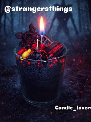 Stranger Things Candle new handmade limited, spooky aesthetic