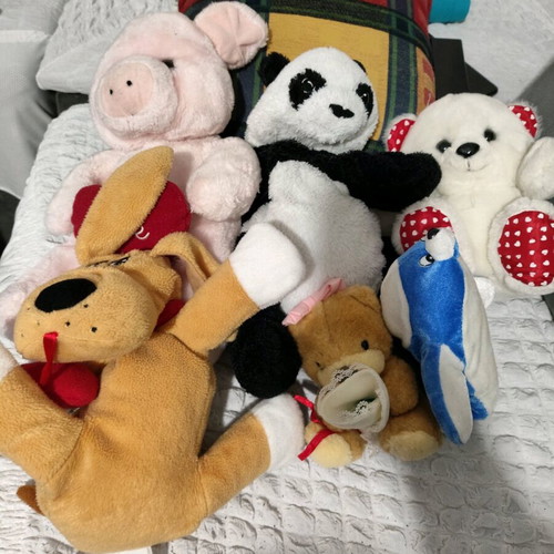 Stuffed toys used, pack of 6