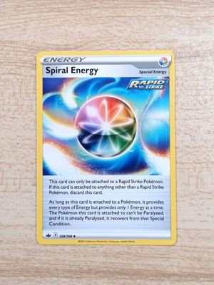 Κάρτα Pokémon Spiral Energy Chilling Reign 2021 Uncommon Near Mint