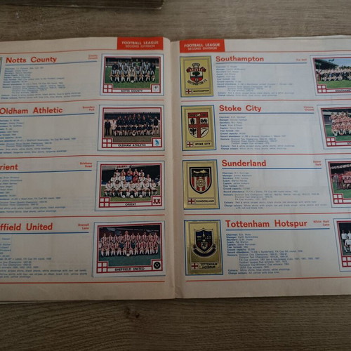 Panini album football 78 used