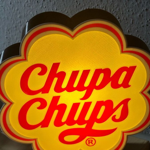 Lightbox 3D print Chupa Chups like new, USB powered