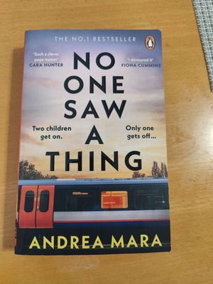 Noone Saw a Thing book used in very good condition